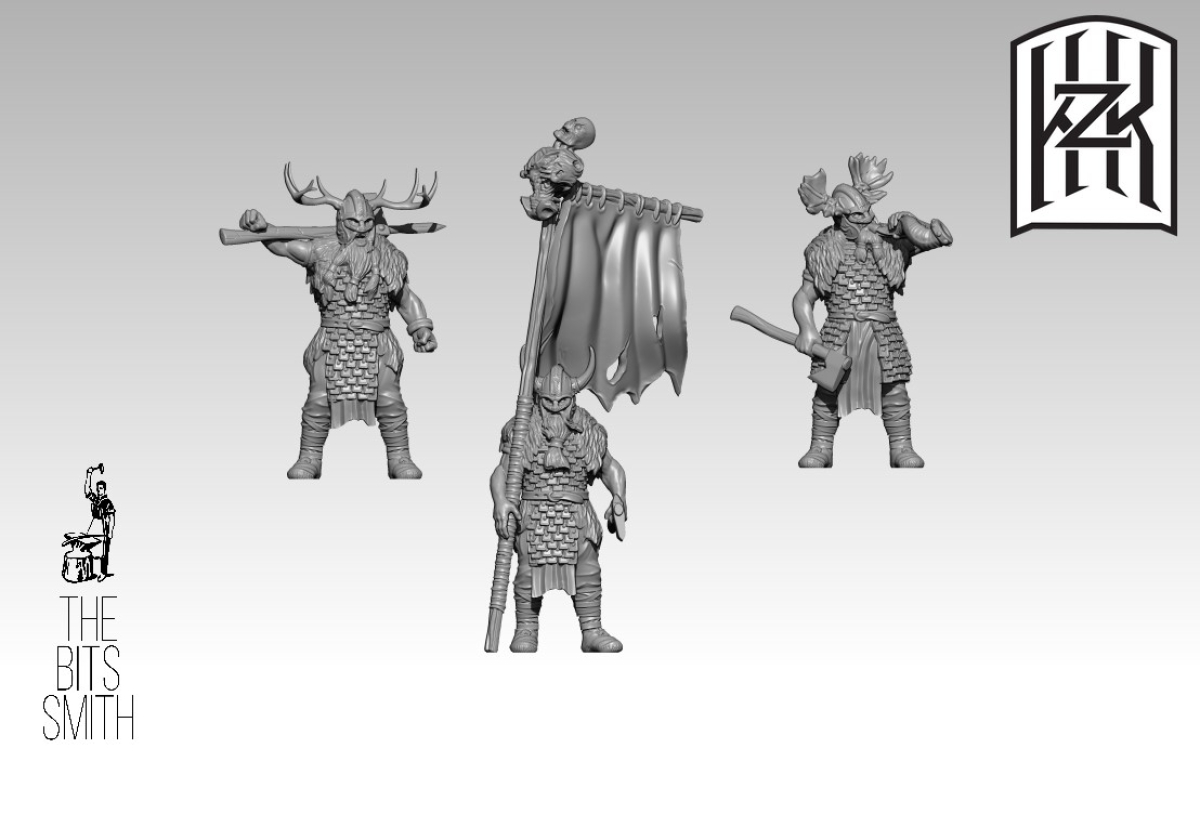 Brutale Hillmen Commander Gruppe
